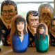 The Slow Burn podcast returns to chronicle the Bill Clinton impeachment saga. Pictured: Bill Clinton, Monica Lewinsky, Paula Jones, and Hillary Clinton nesting dolls.